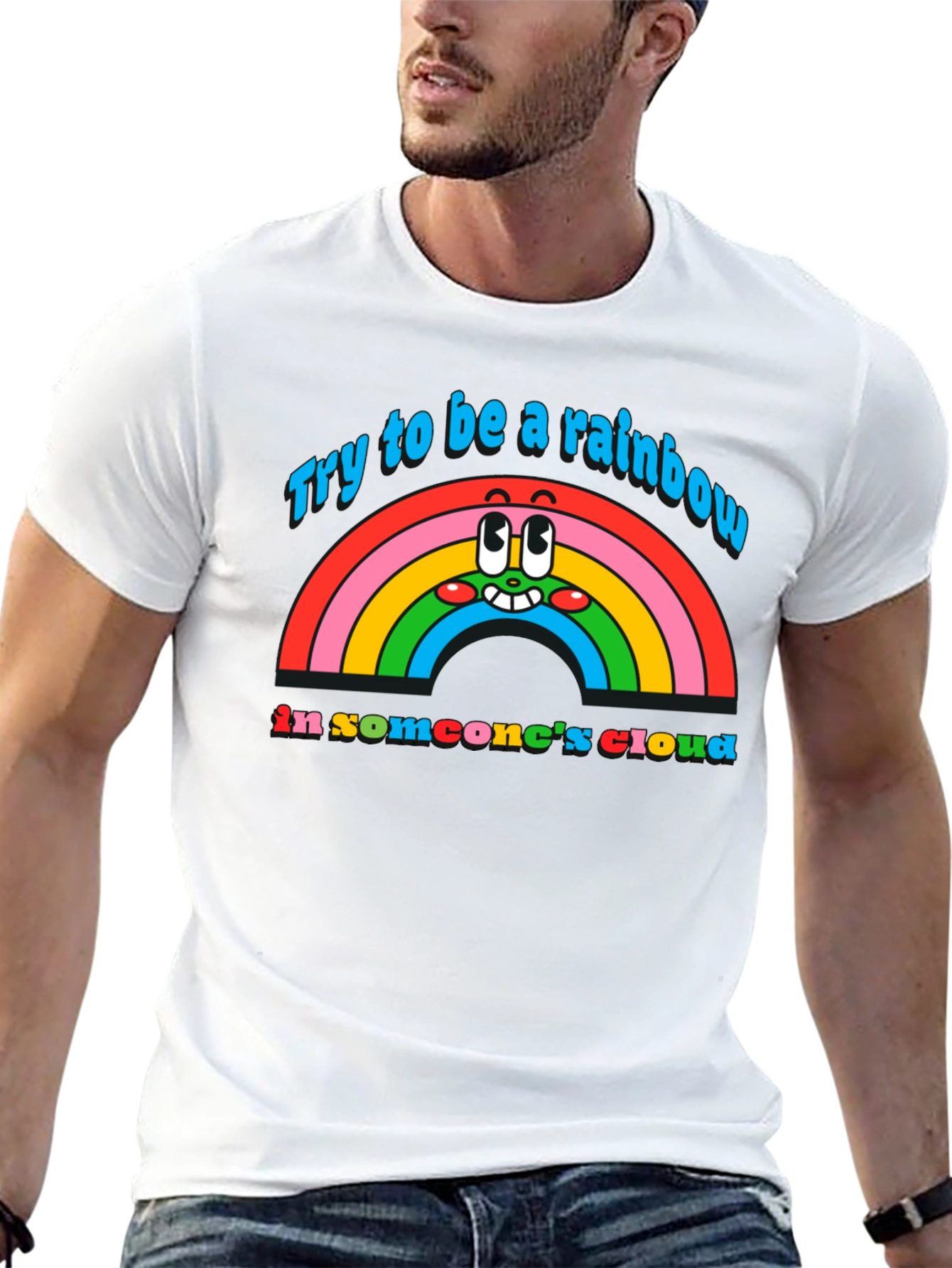 Rainbow Cloud Graphic Tee