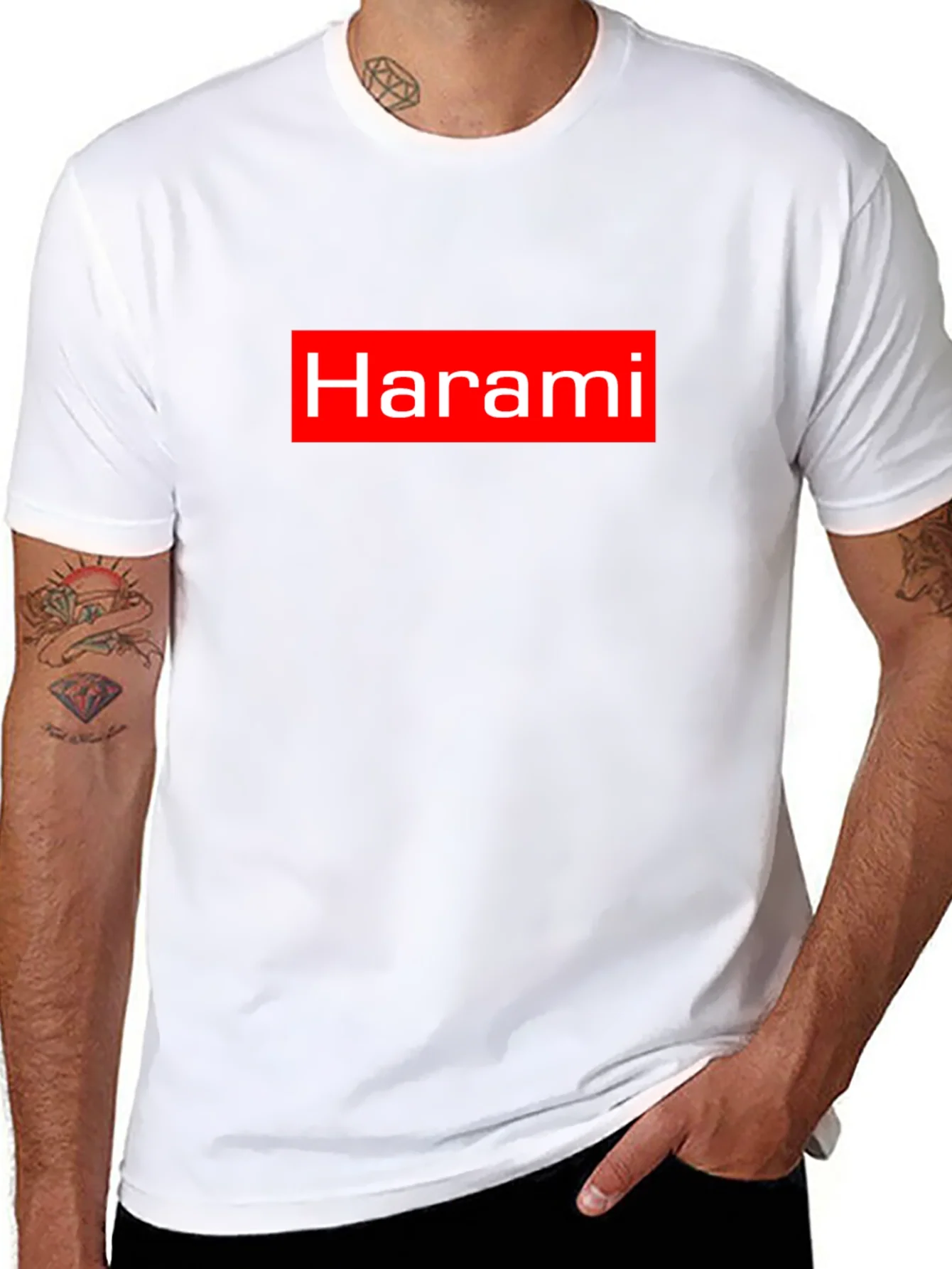 Harami Parody Black Graphic Tee