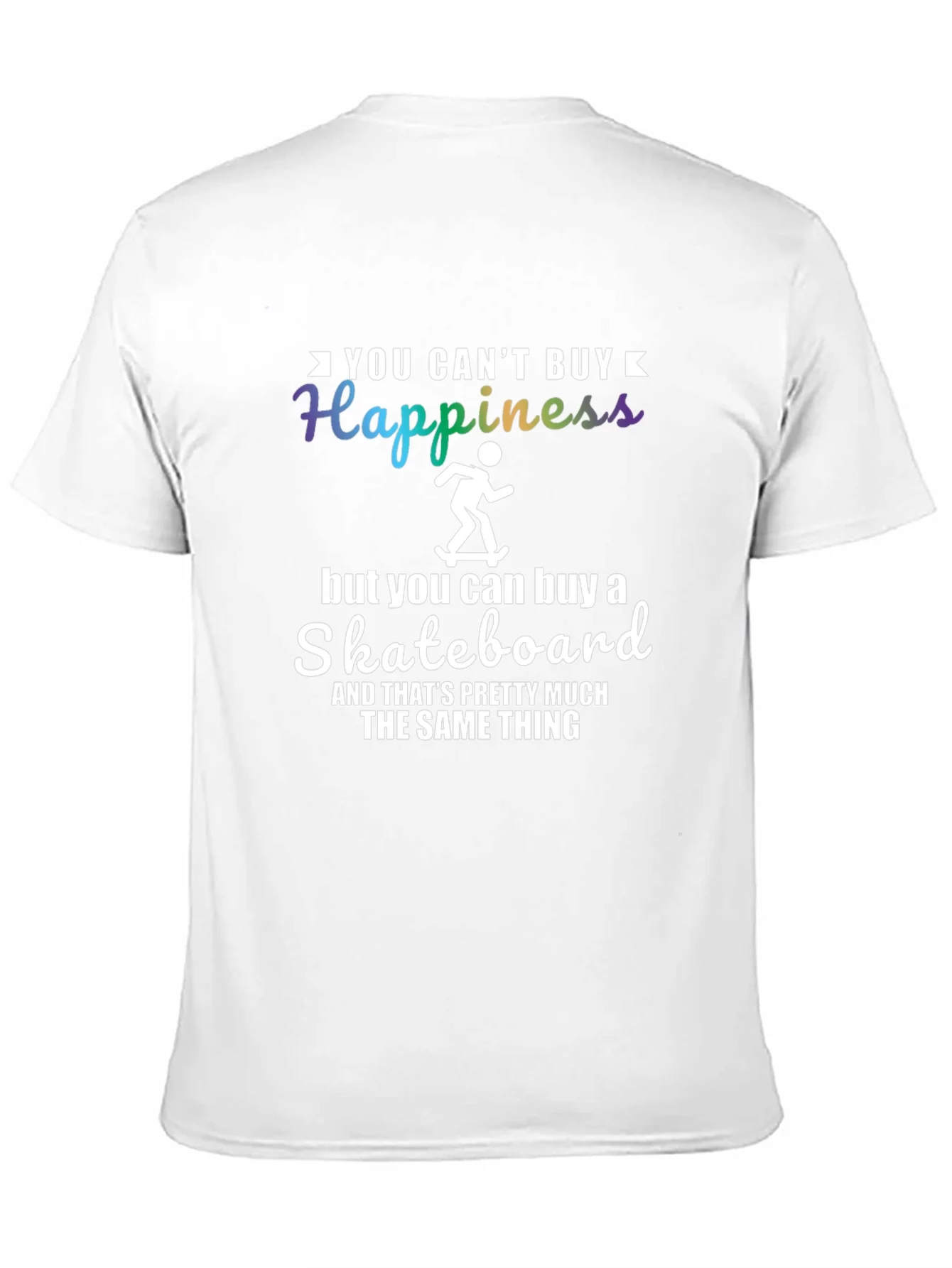 Funny Skateboard T-Shirt - Happiness Alternative Tee