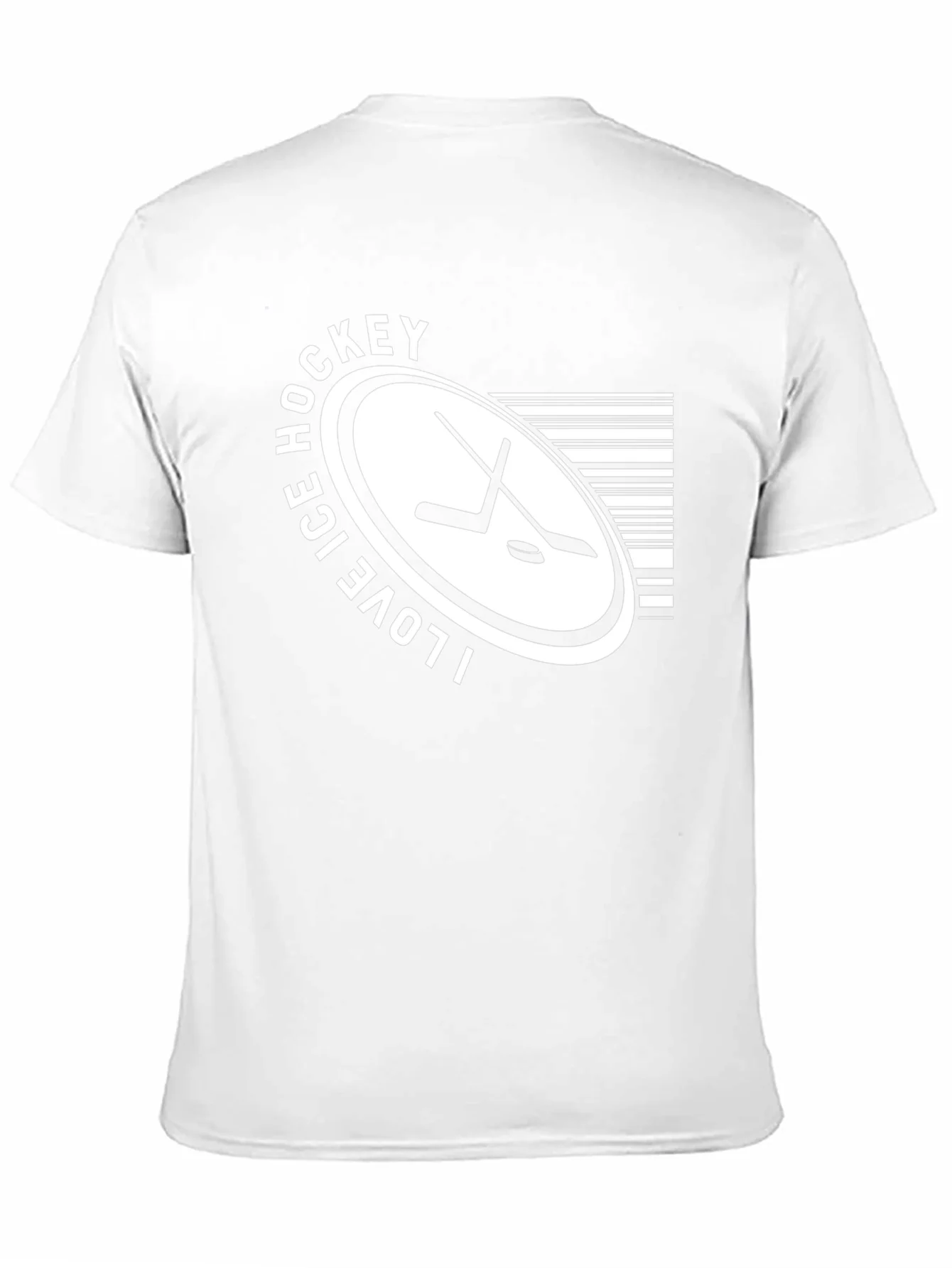 I Love Ice Hockey Black T-Shirt