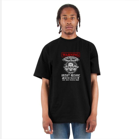 Warning This Aircraft Mechanic T-Shirt