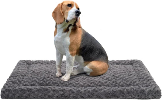 Washable Dog Bed Mat Ultra Soft Dog Crate Pad Comf - Top Rated