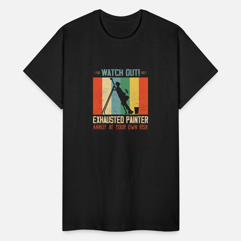 Watch Out! Exhausted Painter Annoy At Your Own Ris