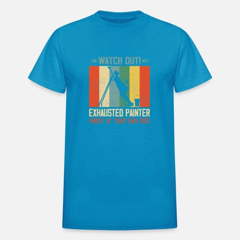 Watch Out! Exhausted Painter Annoy At Your Own Ris