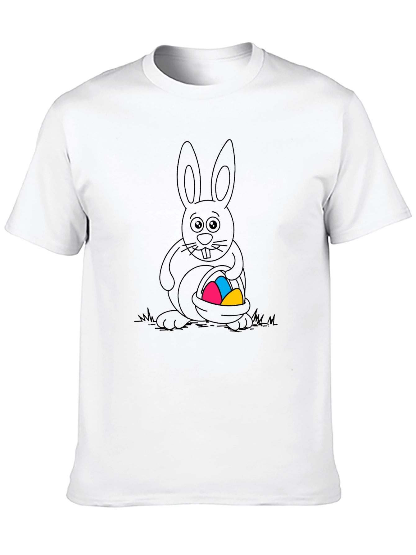 Easter Bunny Eggs Graphic T-Shirt