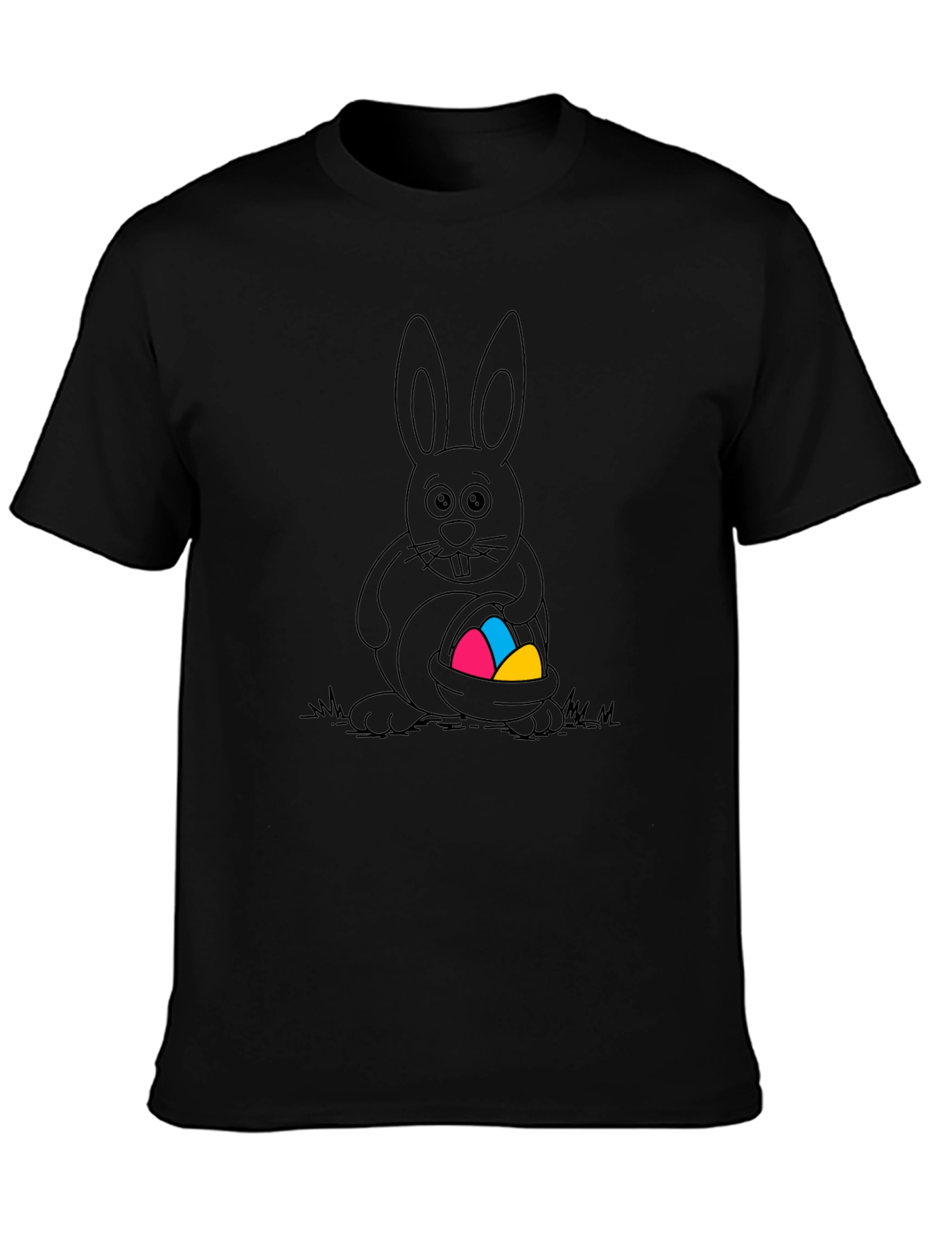 Easter Bunny Eggs Graphic T-Shirt