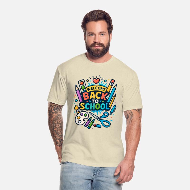 Welcome Back to School Fun Art Design