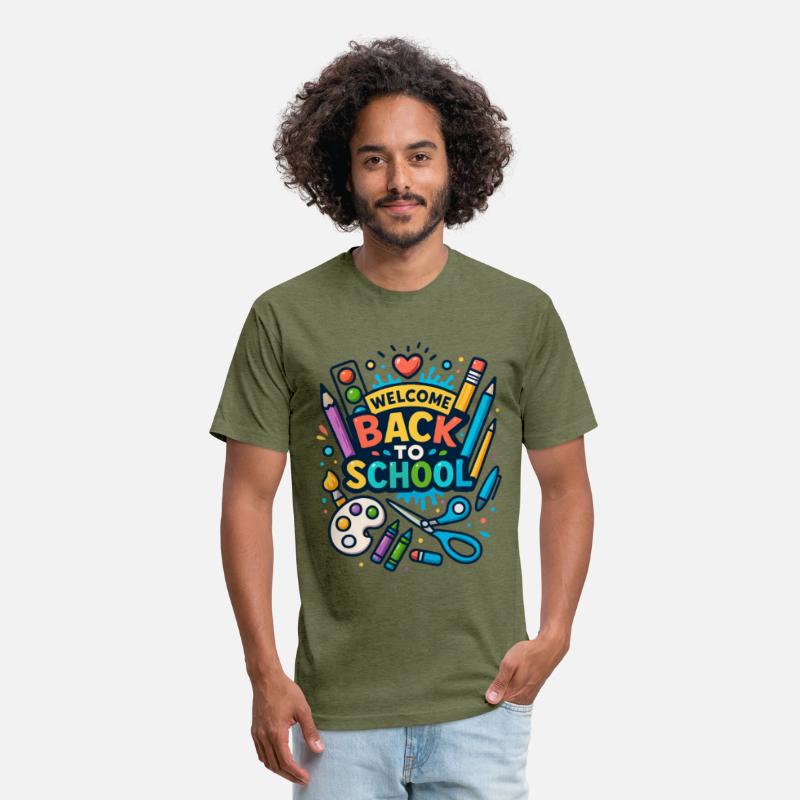 Welcome Back to School Fun Art Design