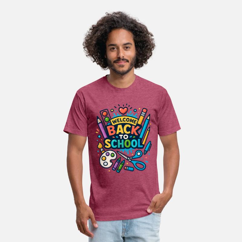 Welcome Back to School Fun Art Design