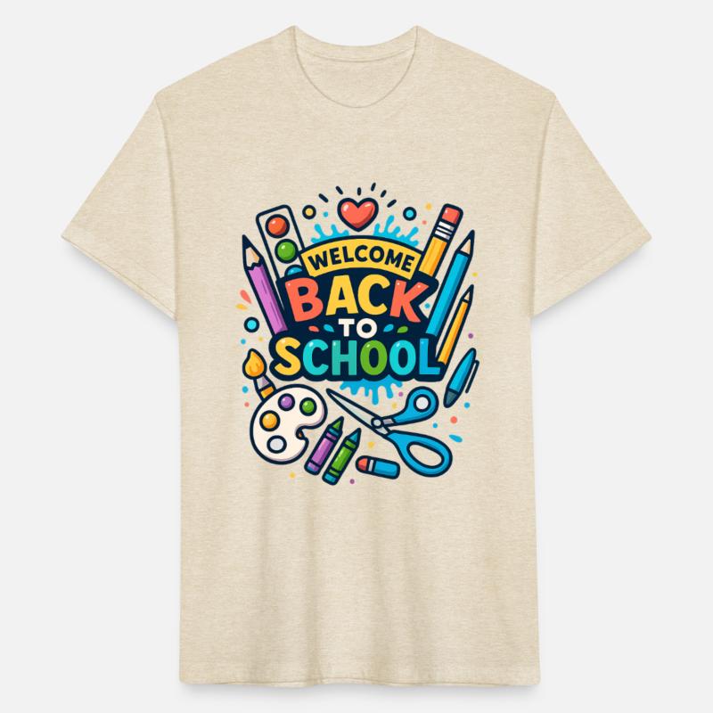 Welcome Back to School Fun Art Design