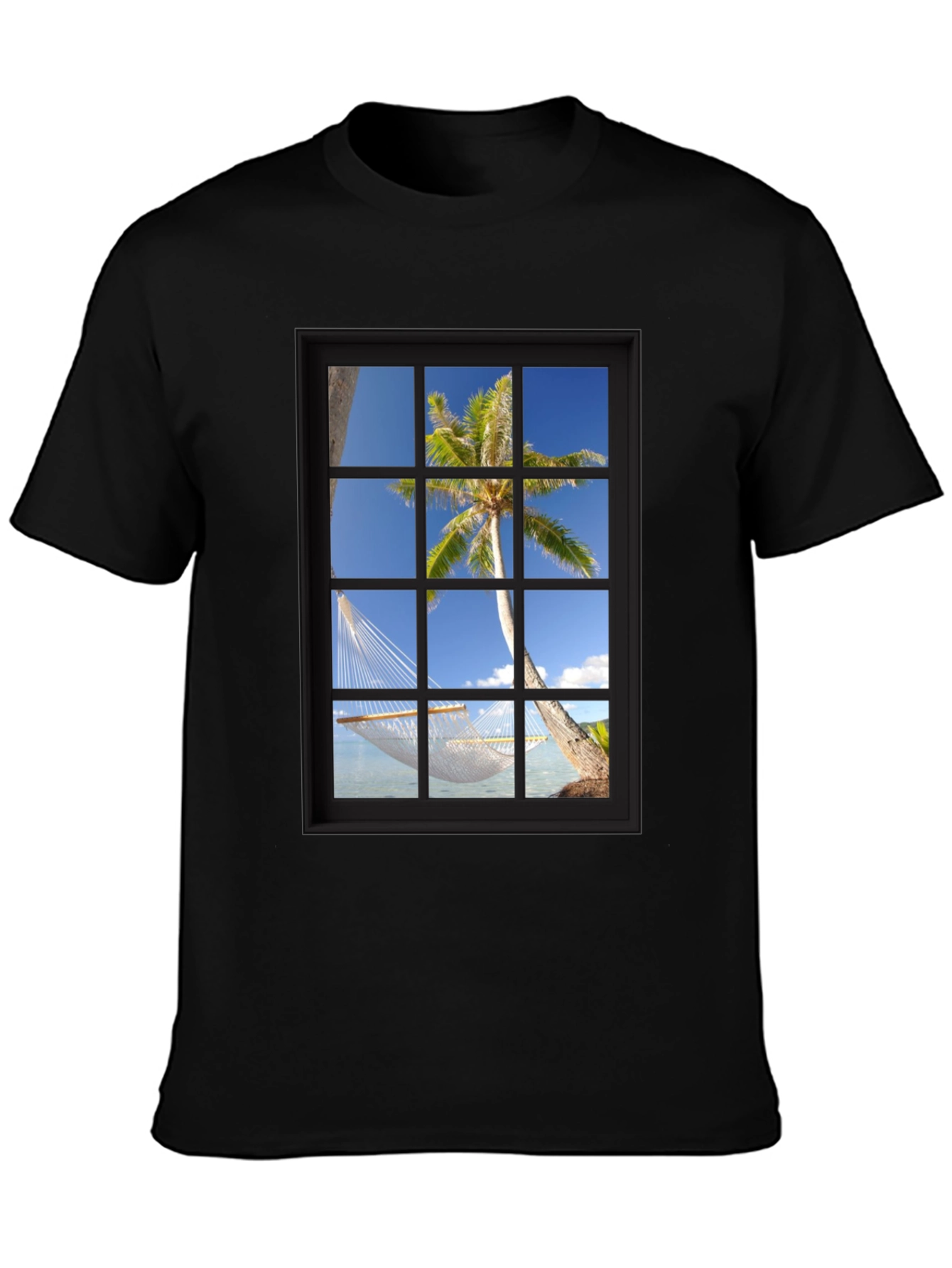 Tropical Hammock T-Shirt - Window View