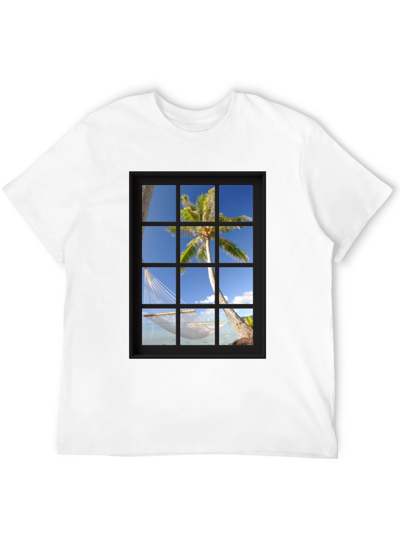 Tropical Hammock T-Shirt - Window View
