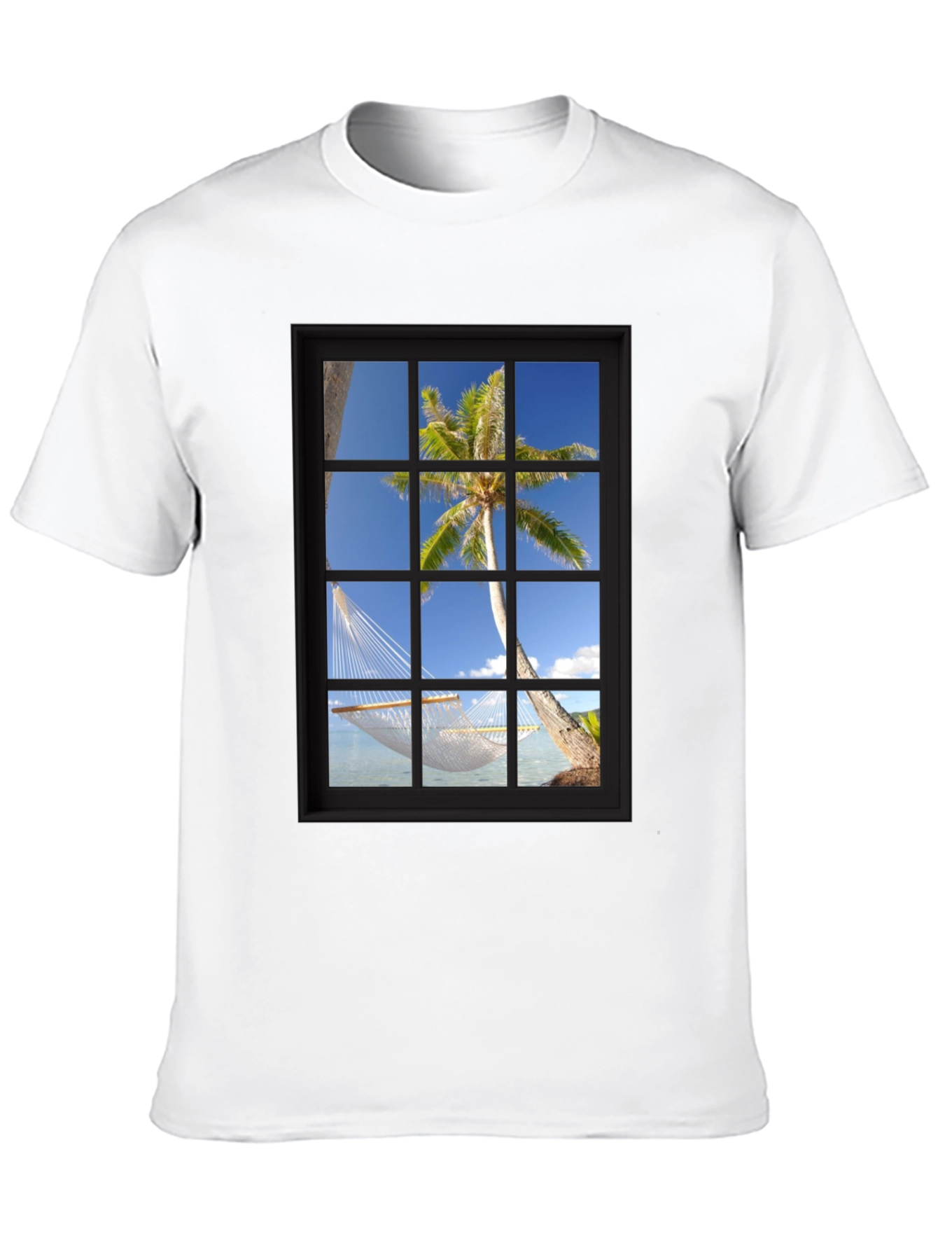 Tropical Hammock T-Shirt - Window View