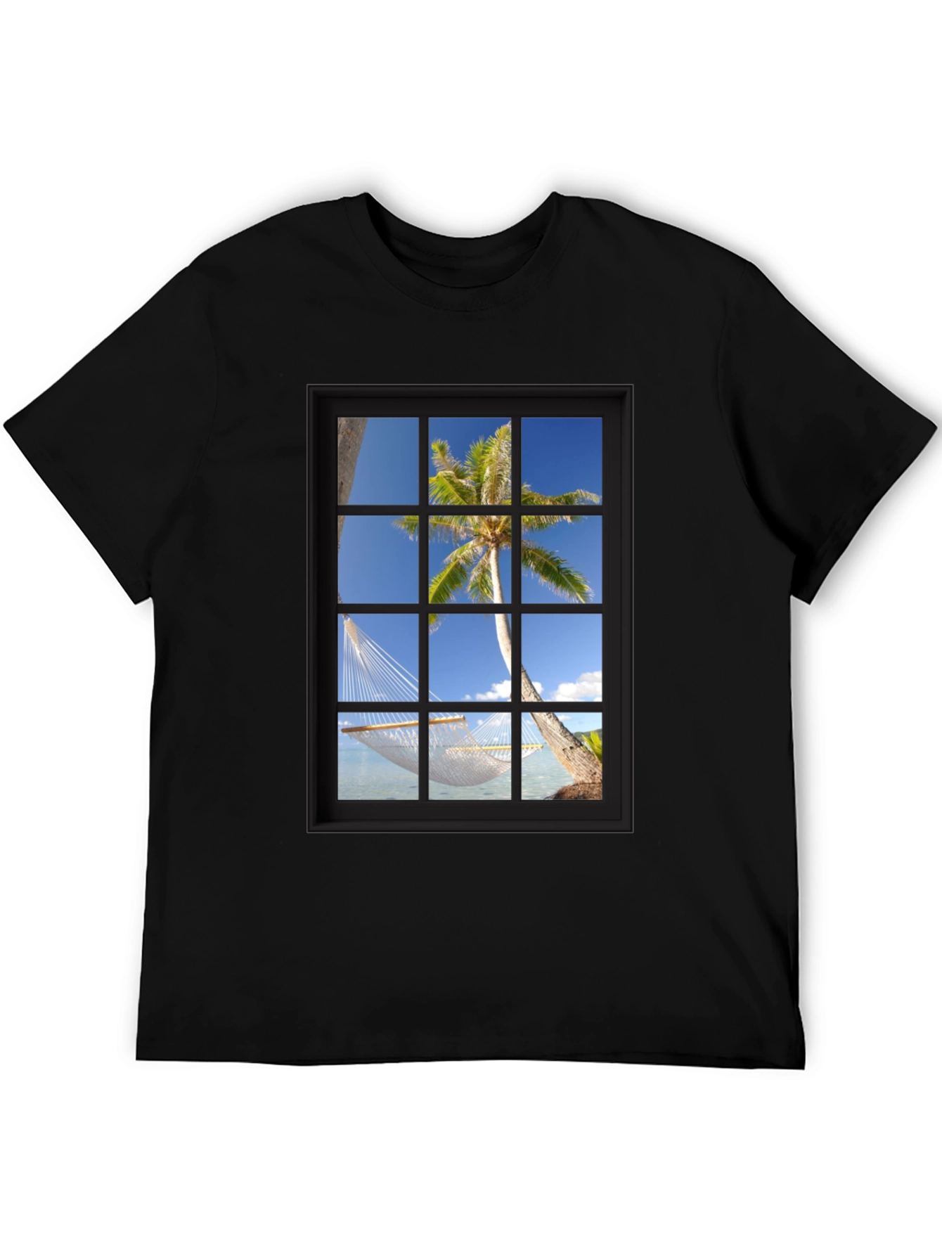 Tropical Hammock T-Shirt - Window View