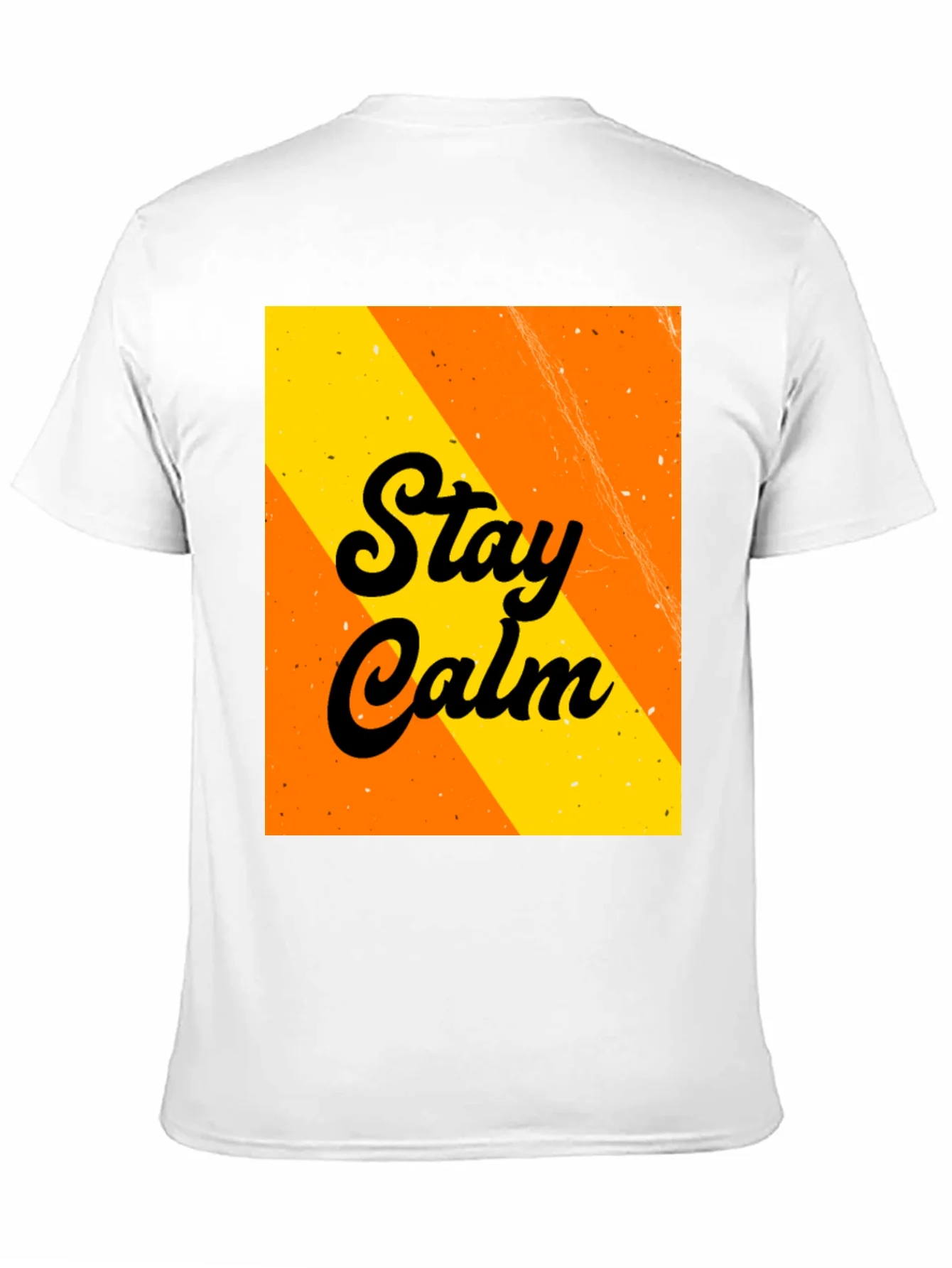 Stay Calm Graphic Tee - Trendy Black T-Shirt