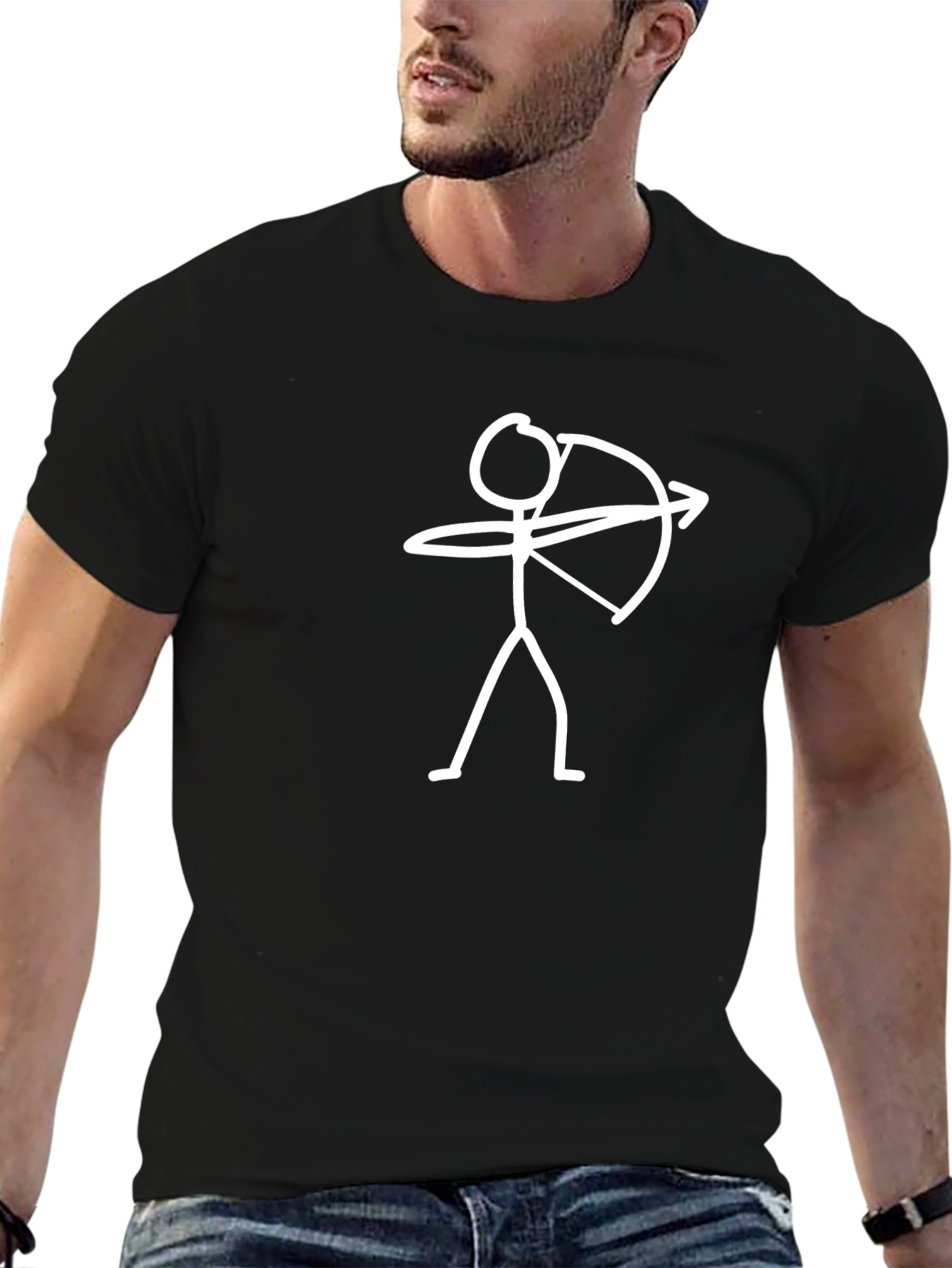 Archer Stick Figure Graphic Tee