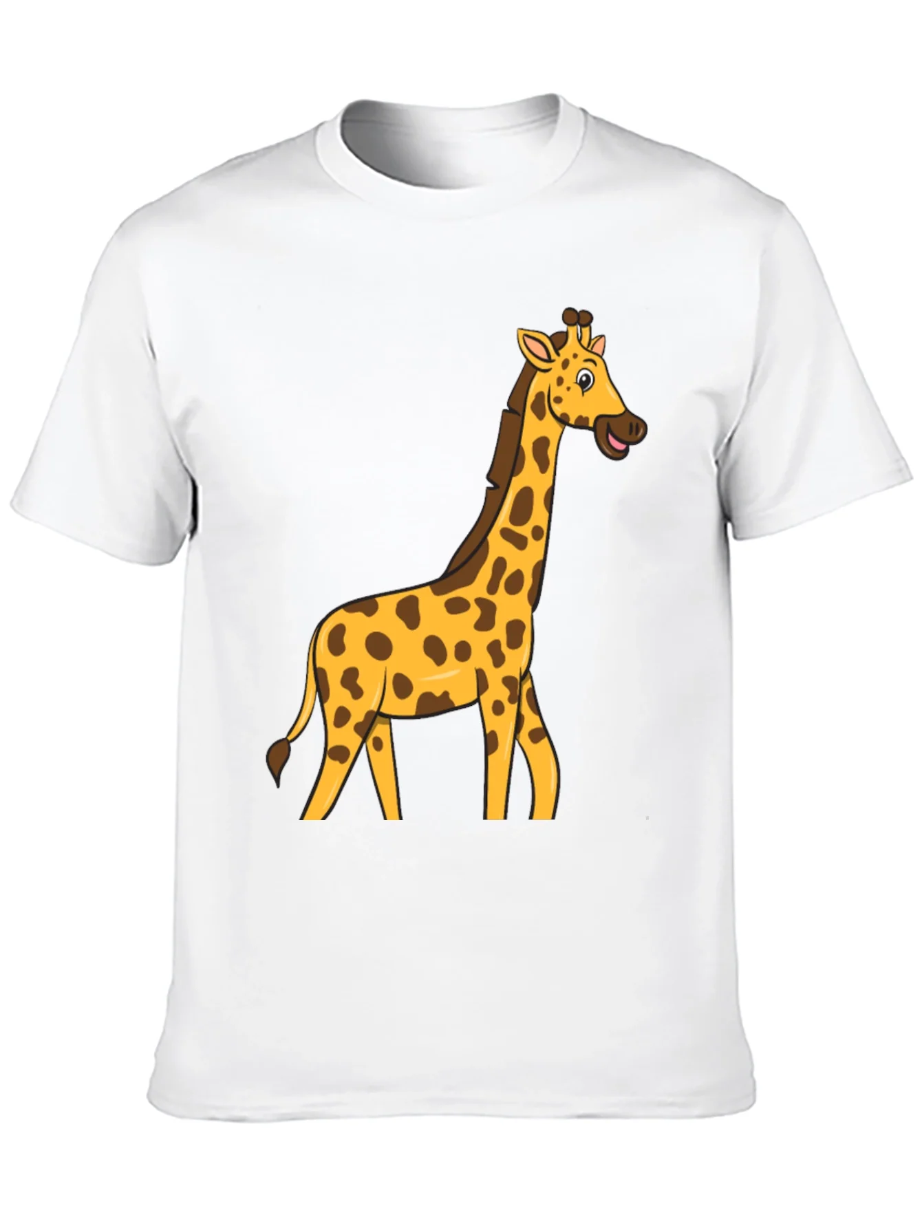 Giraffe Graphic T-Shirt - Fun Cartoon Tee