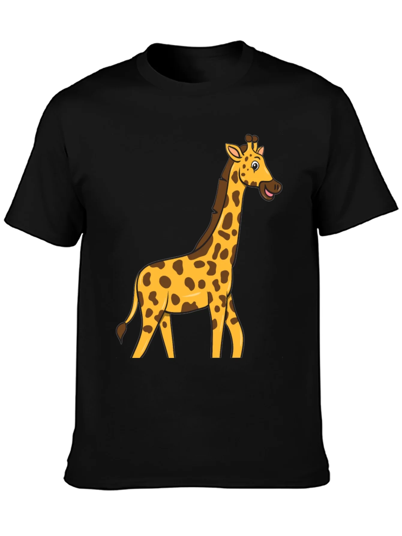 Giraffe Graphic T-Shirt - Fun Cartoon Tee