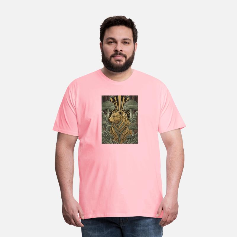 Whimsical Forest Bear Art Nouveau