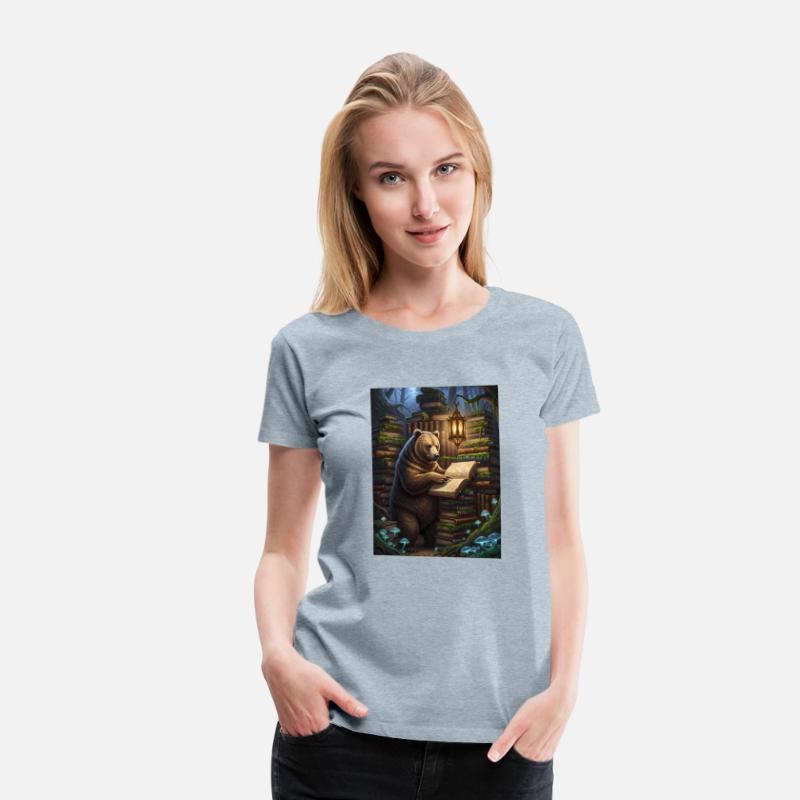 Whimsical Forest Bear Librarian