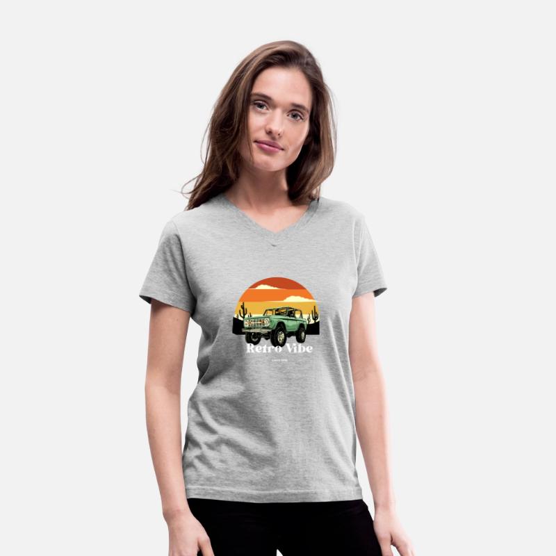 White Retro Vibe T Shirt
