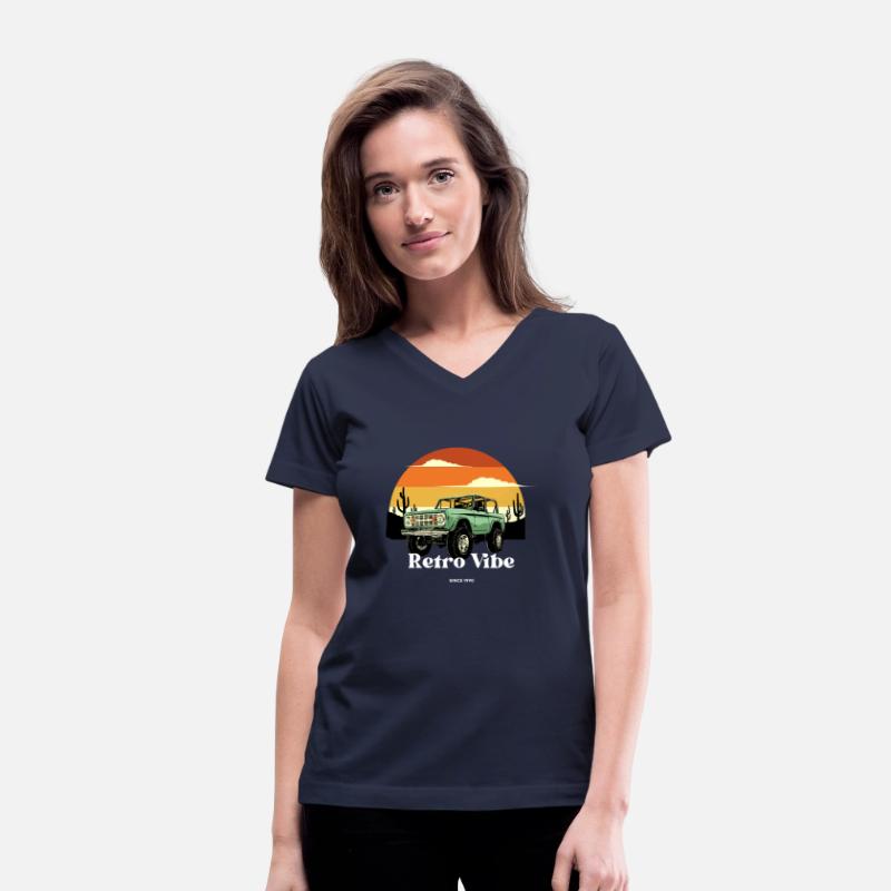 White Retro Vibe T Shirt