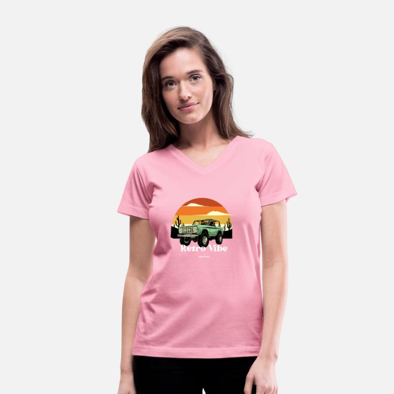 White Retro Vibe T Shirt