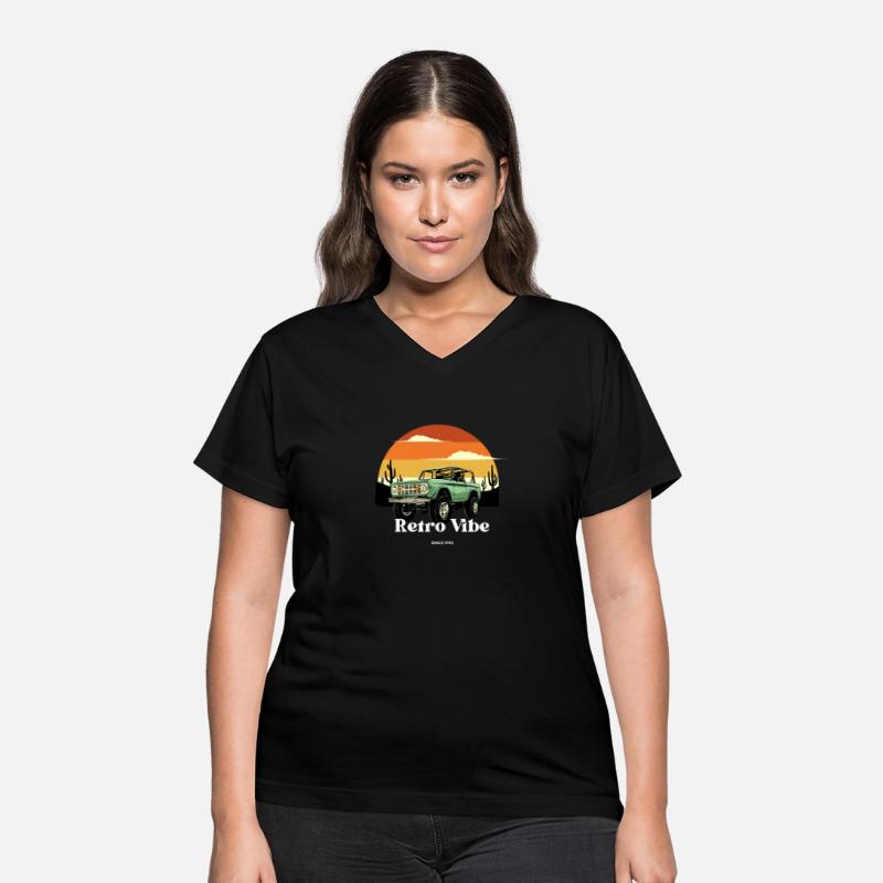 White Retro Vibe T Shirt
