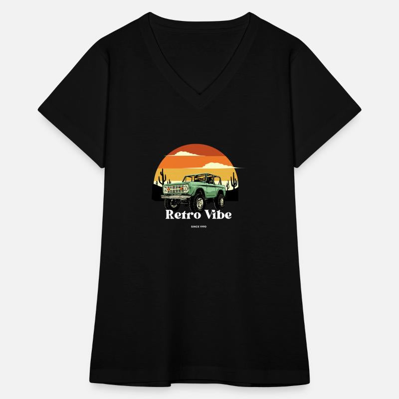 White Retro Vibe T Shirt