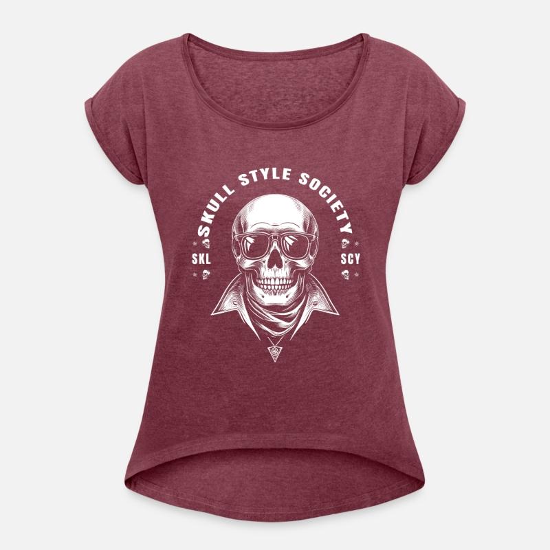 white rock star king skull