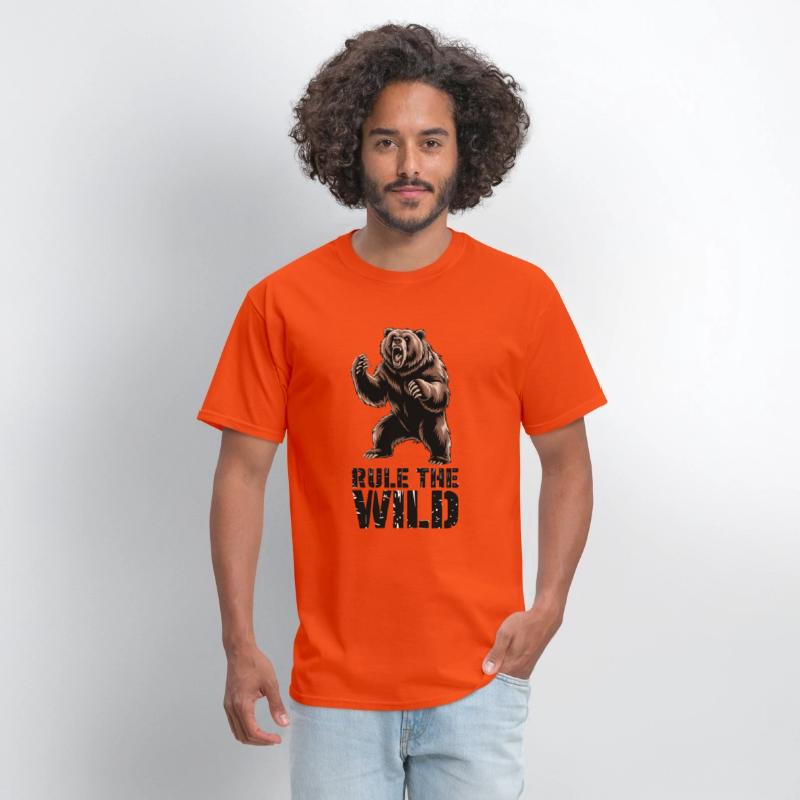 Wild Dominance: Roaring Grizzly Power