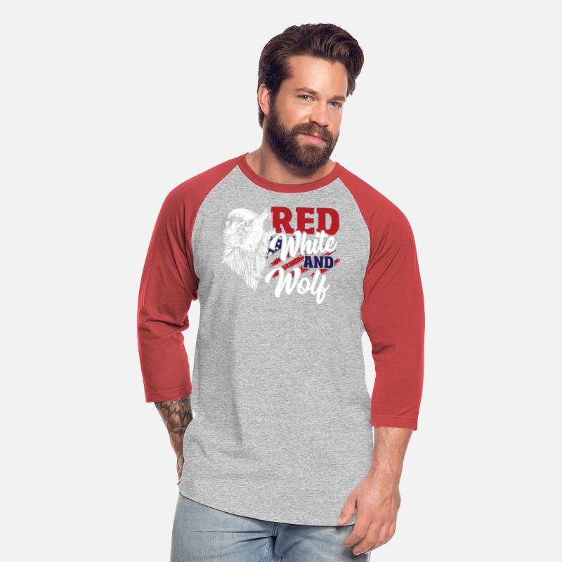 Wild Happy 4th Of July USA Howling Wolves under