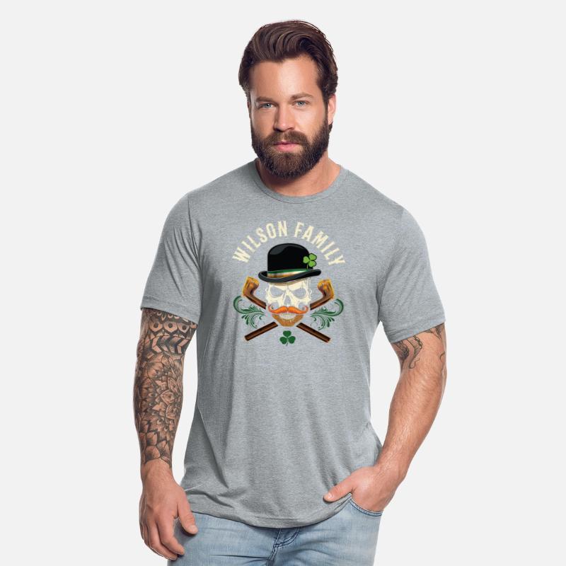 Wilson Family Irish Skull with Shillelagh