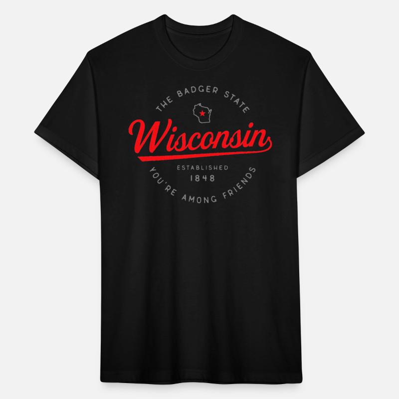 Wisconsin WI Badger State You're Among Friends