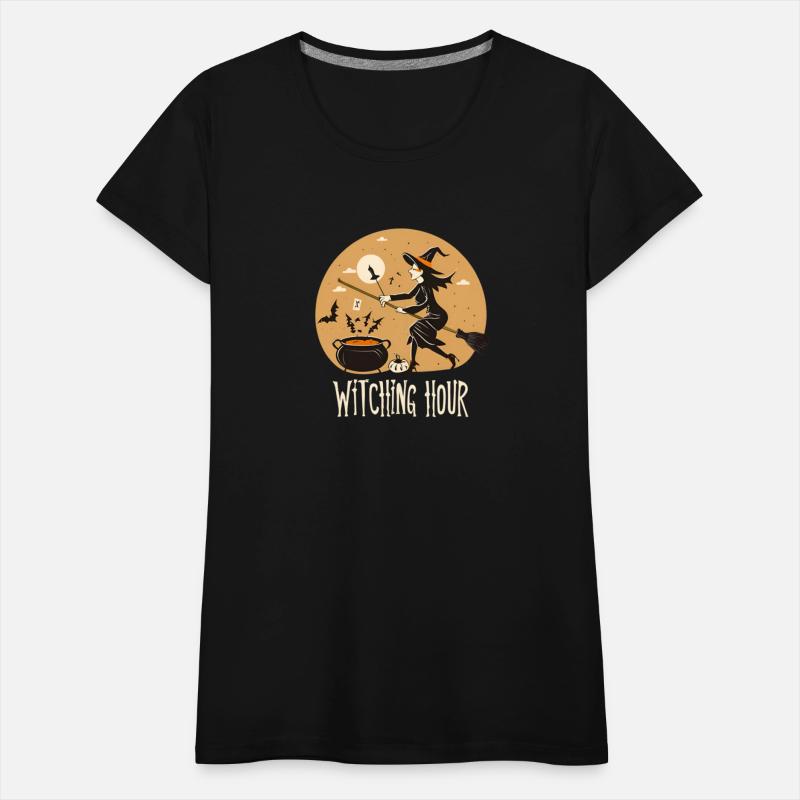 Witchy hour Halloween Print Design