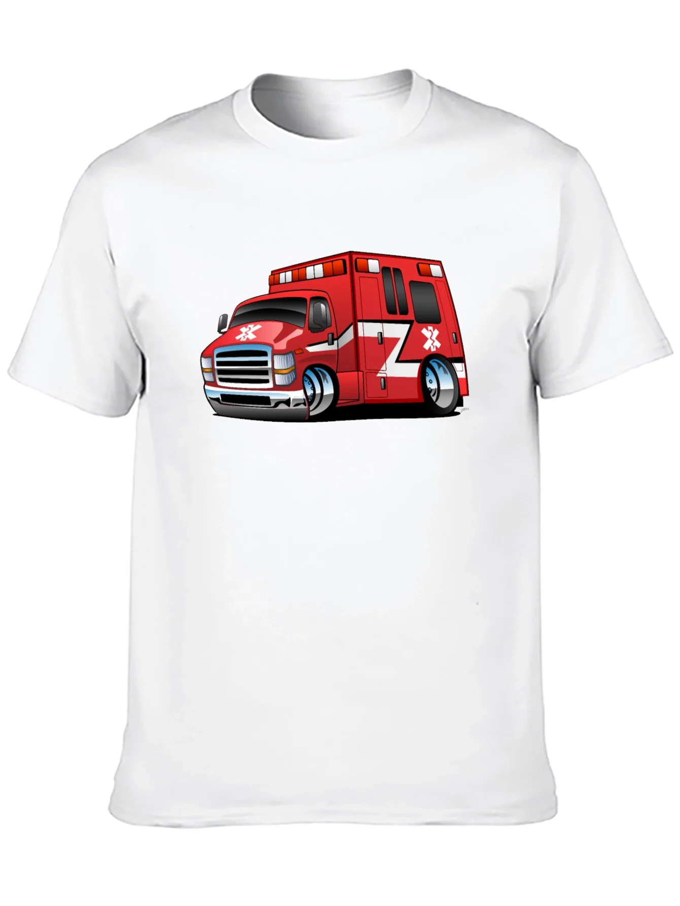 Cartoon Ambulance Graphic Tee