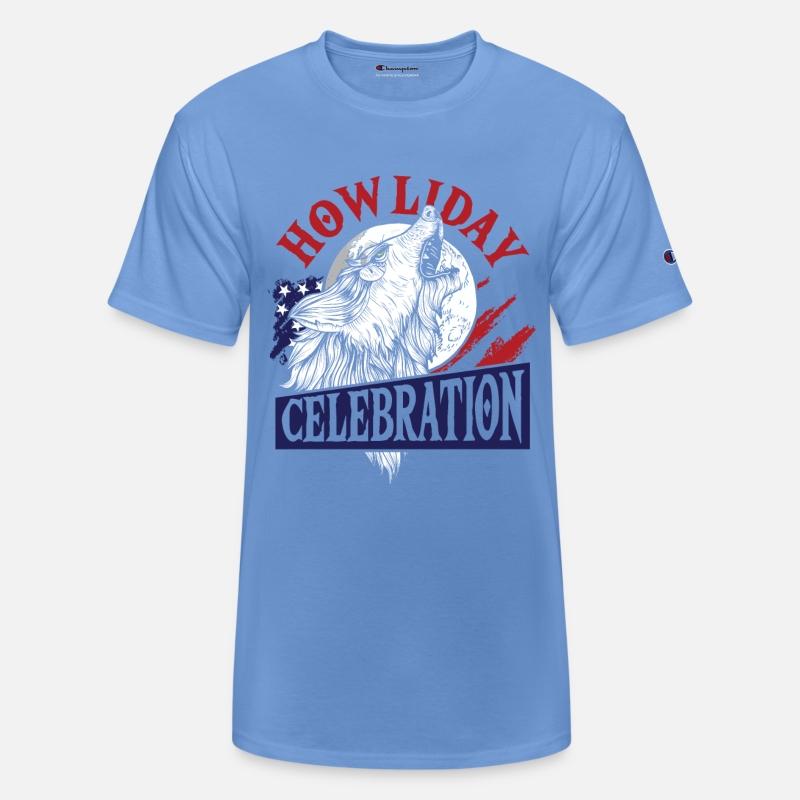 Wolf 4th of July American Flag Howling Wolves