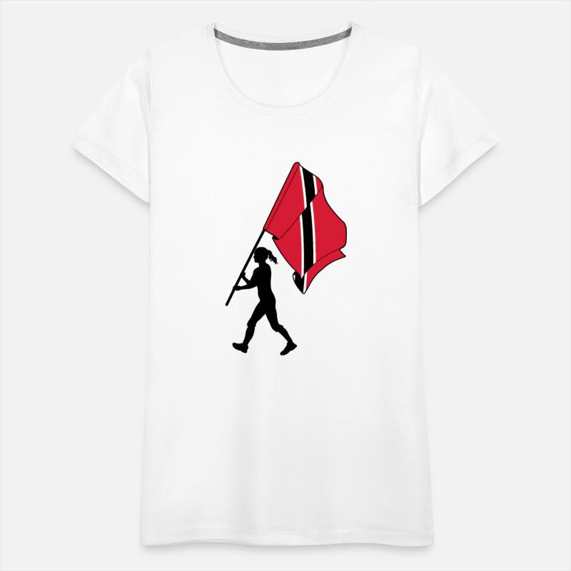 Woman flag Trinidad Tobago