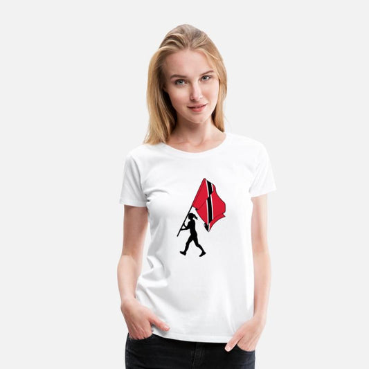 Woman flag Trinidad Tobago