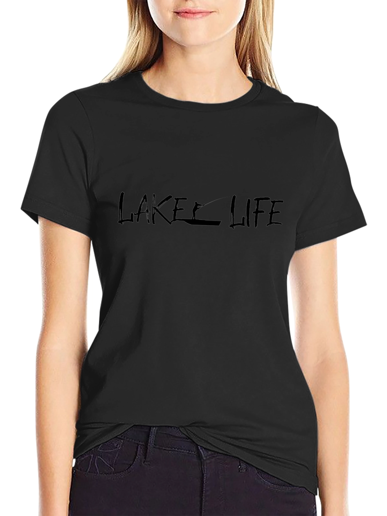 Lake Life Graphic Tee - Relaxed Fit Cotton T-Shirt