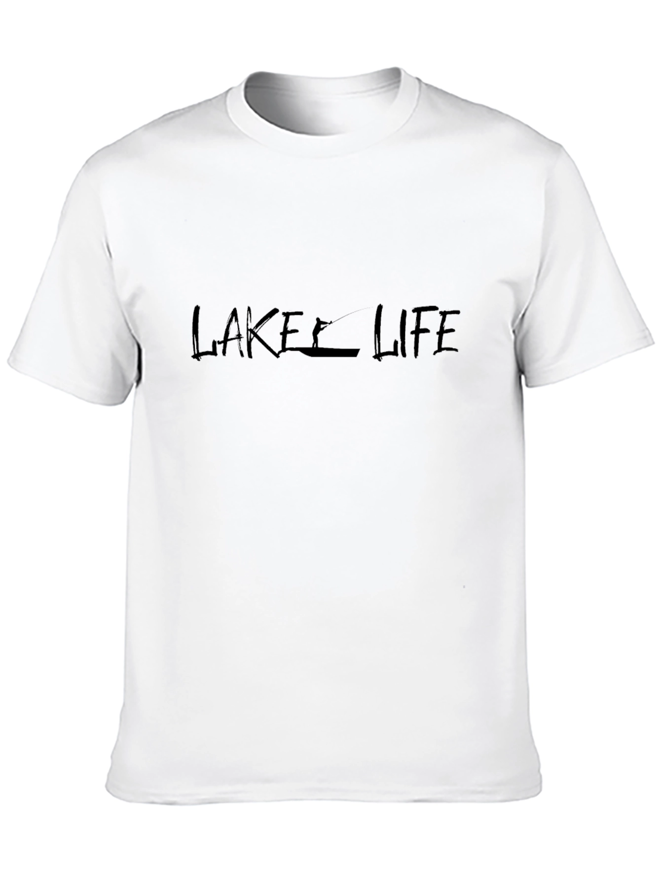 Lake Life Graphic Tee - Relaxed Fit Cotton T-Shirt