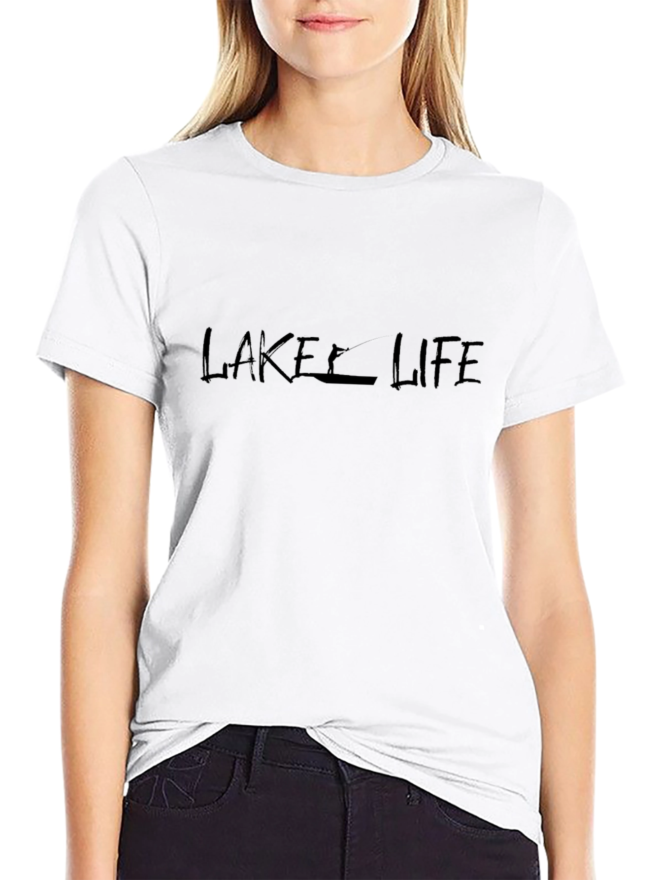Lake Life Graphic Tee - Relaxed Fit Cotton T-Shirt