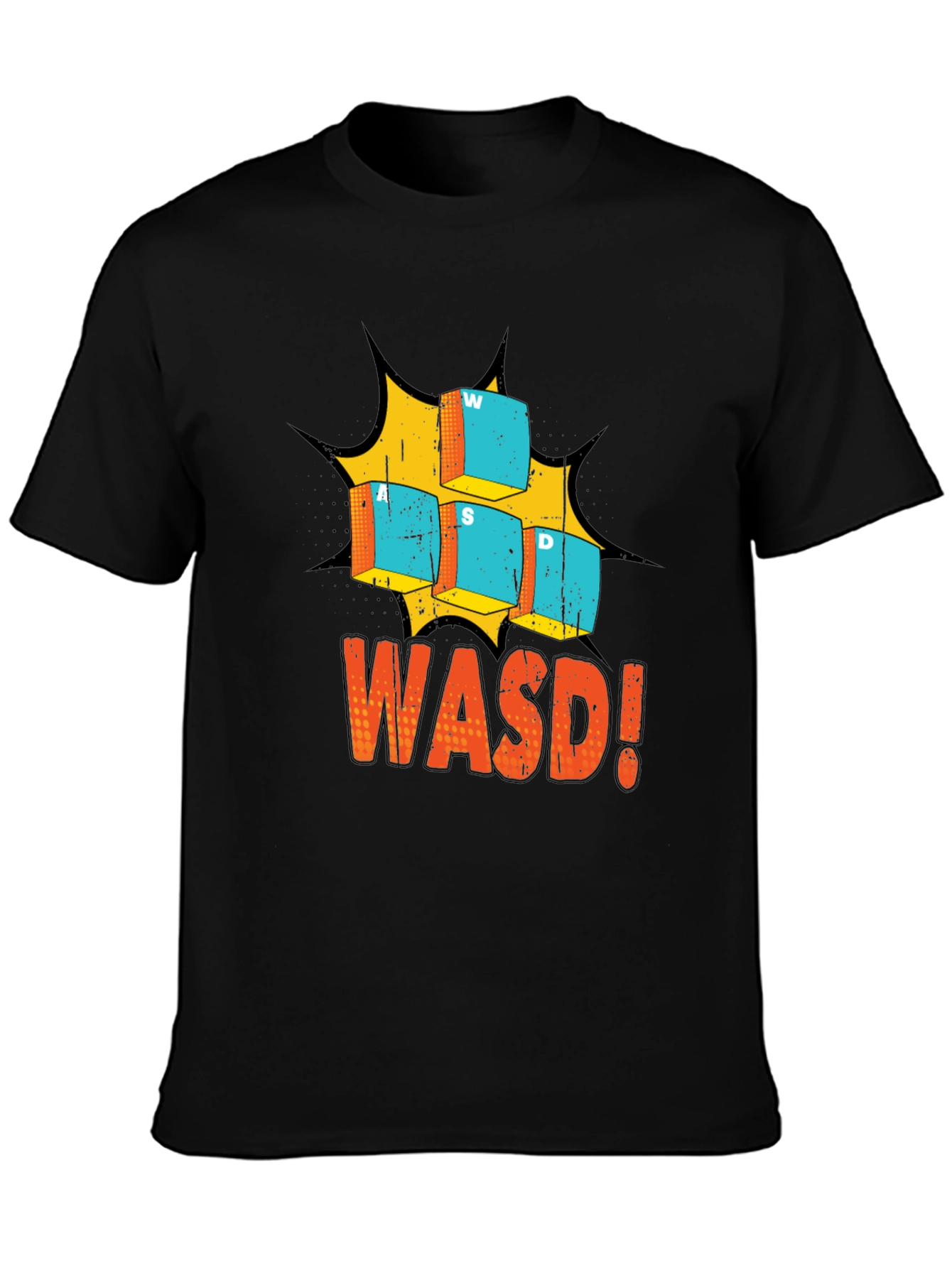 WASD Gaming T-Shirt - Black