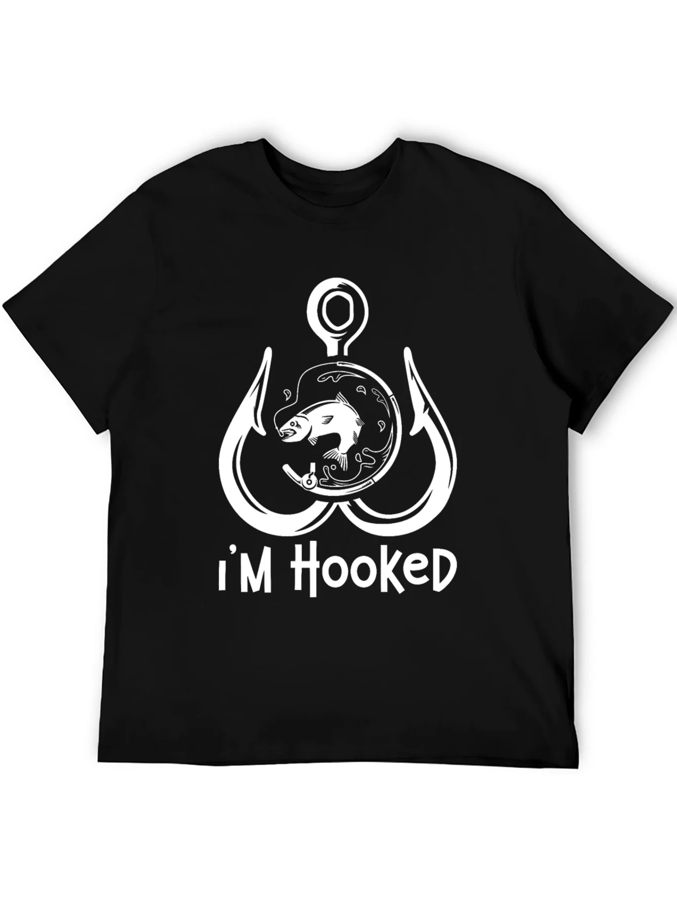 Im Hooked Fishing T-Shirt - Mens Graphic Tee