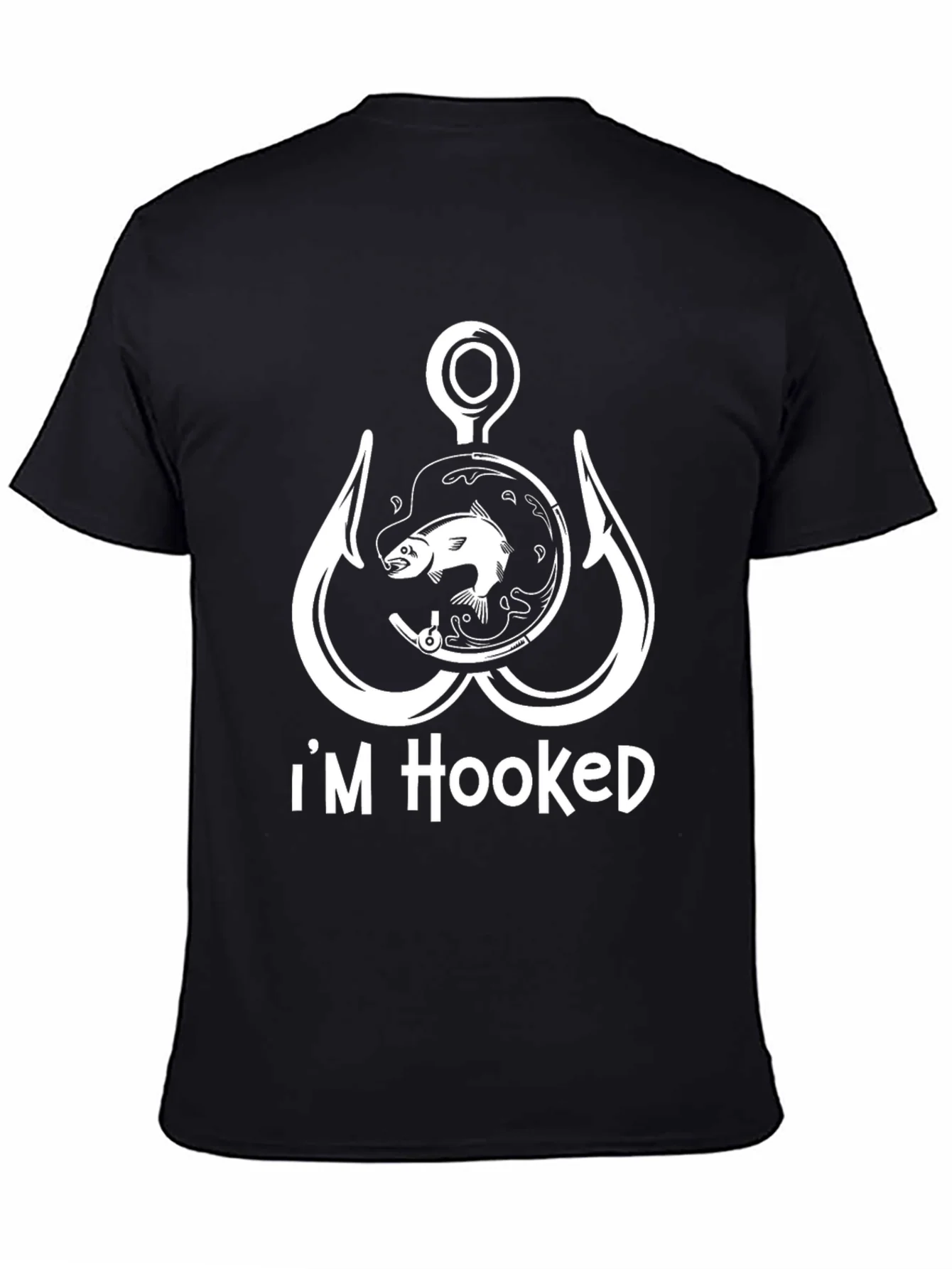 Im Hooked Fishing T-Shirt - Mens Graphic Tee