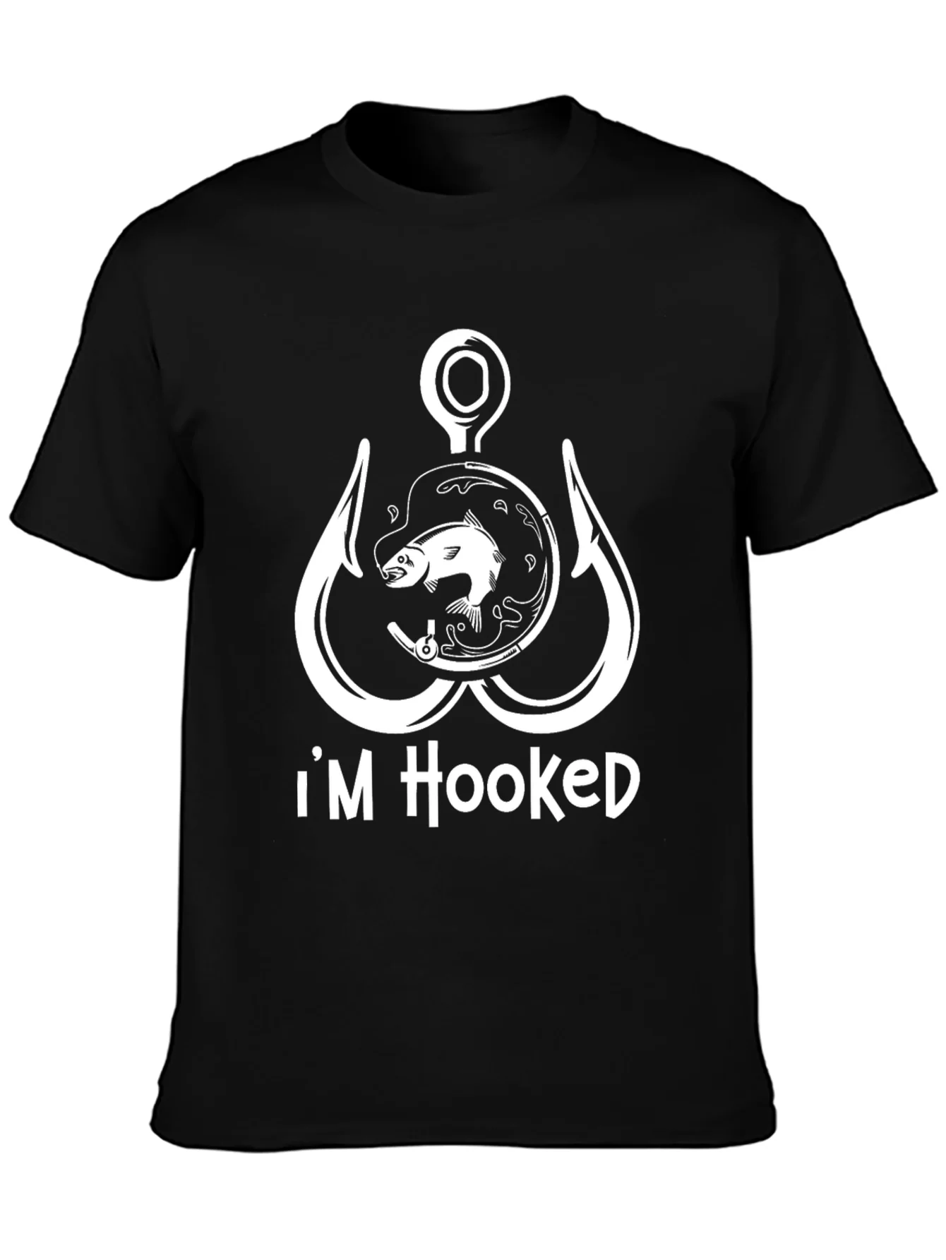 Im Hooked Fishing T-Shirt - Mens Graphic Tee