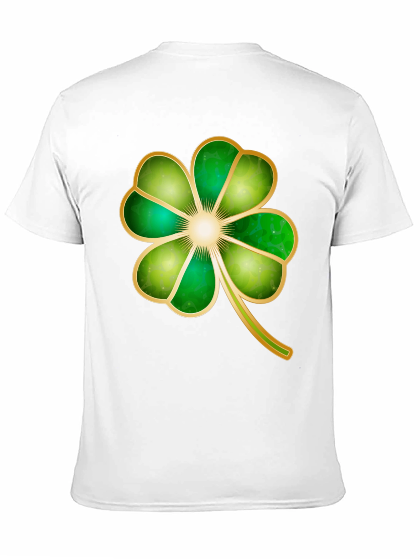 St. Patricks Day Four Leaf Clover Graphic T-Shirt