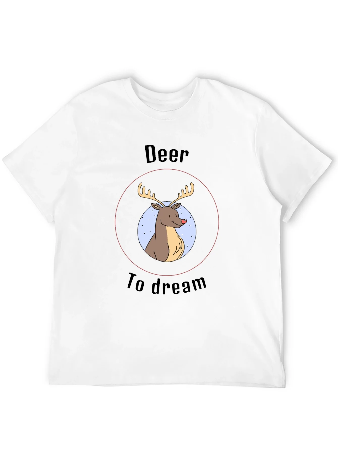 Deer To Dream Graphic Tee - Mens Black T-Shirt