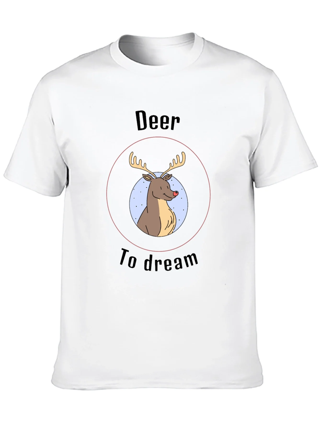 Deer To Dream Graphic Tee - Mens Black T-Shirt