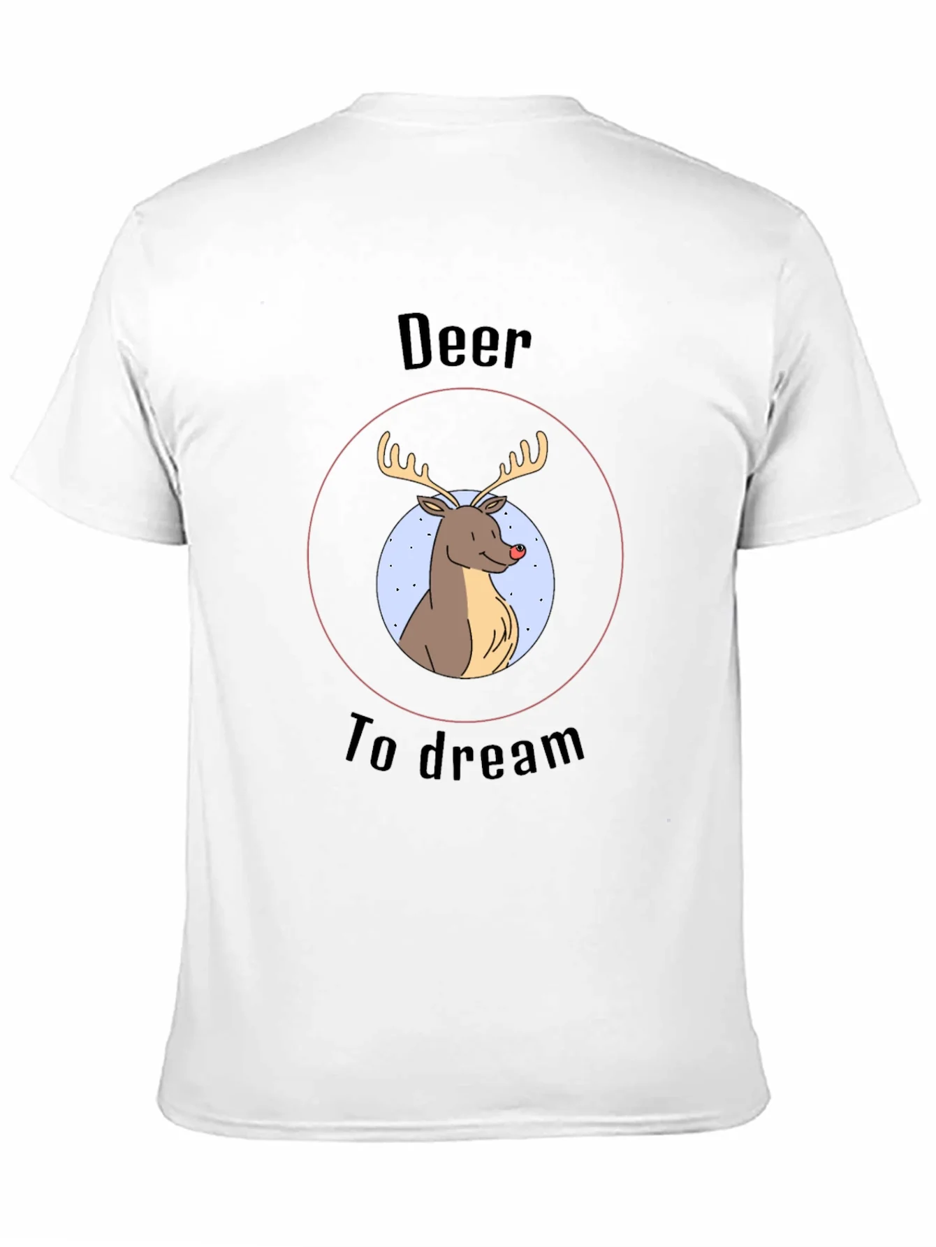 Deer To Dream Graphic Tee - Mens Black T-Shirt